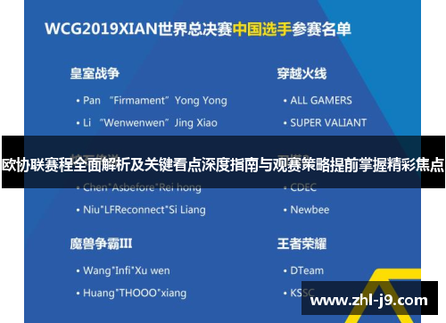欧协联赛程全面解析及关键看点深度指南与观赛策略提前掌握精彩焦点 欧协联赛程全面解析及关键看点深度指南与观赛策略提前掌握精彩焦点